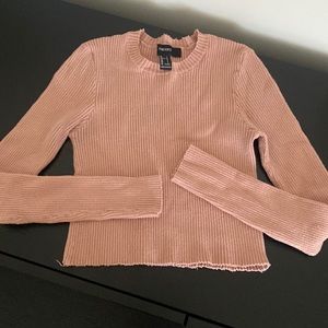 Forever 21 pink tight sweater